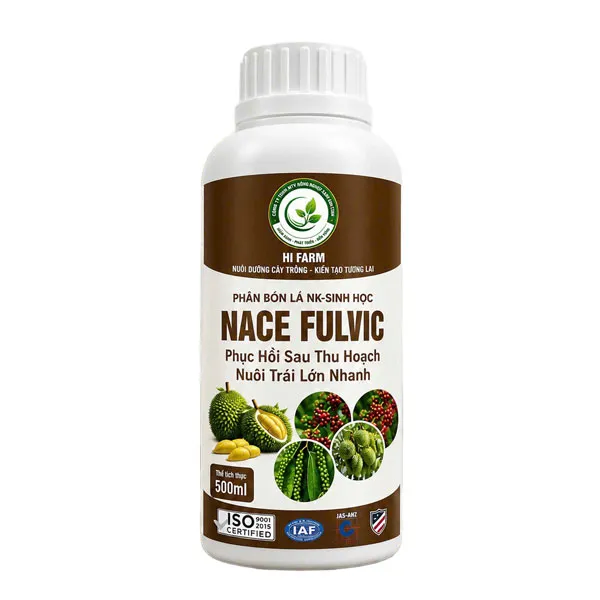 Phân bón lá NK, sinh học Nace Fulvic
