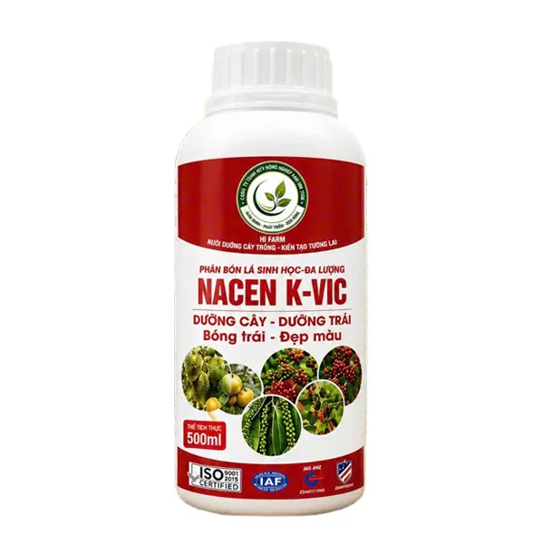 Phân bón lá sinh học, đa lượng Nacen K-Vic