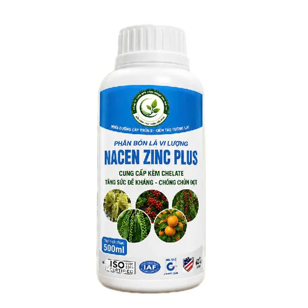 Phân bón lá vi lượng Nacen Zinc Plus