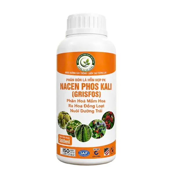 Phân bón lá hỗn hợp PK Nacen Phos Kali (Grisfos)